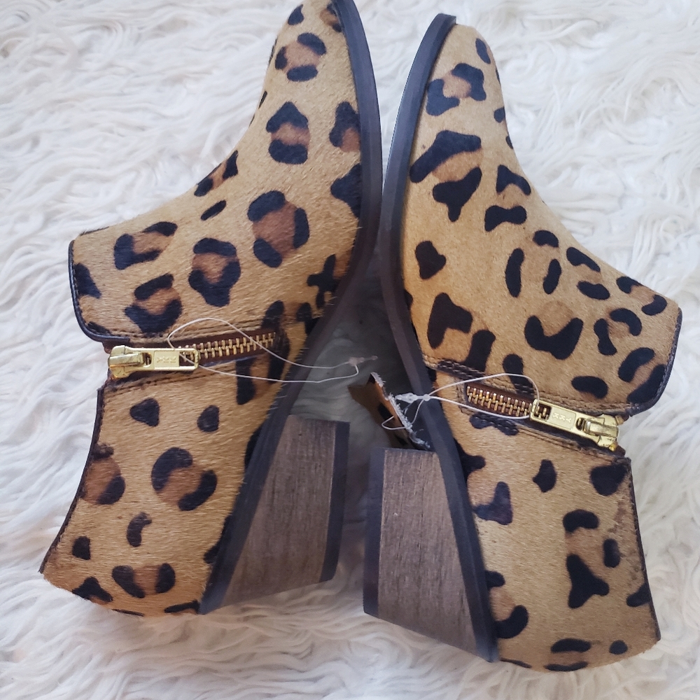 Solediva Leopard Print Bootie 8 - image 5